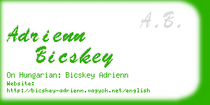adrienn bicskey business card